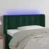 Tăblie de pat cu LED, roz, 83x16x78/88 cm, catifea  GartenMobel Dekor