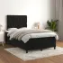 Pat box spring cu saltea, negru, 200x200 cm, catifea GartenMobel Dekor