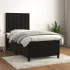 Pat box spring cu saltea, negru, 140x190 cm, catifea GartenMobel Dekor