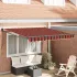 Copertină retractabilă portocaliu/maro 3x2,5 m, textil/aluminiu GartenMobel Dekor