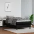 Pat box spring cu saltea, negru, 90x200 cm, piele ecologică GartenMobel Dekor