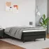 Pat box spring cu saltea, negru, 90x200 cm, piele ecologică GartenMobel Dekor