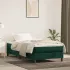 Pat box spring cu saltea, roz, 100x200 cm, catifea GartenMobel Dekor