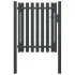 Poartă de gard de grădină, oțel, 100x75 cm, antracit GartenMobel Dekor