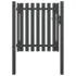 Poartă de gard de grădină, oțel, 100x75 cm, antracit GartenMobel Dekor