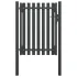 Poartă de gard de grădină, oțel, 100x75 cm, antracit GartenMobel Dekor