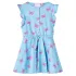 Rochie de copii cu nasturi fără mâneci, albastru 140 GartenMobel Dekor
