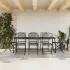 Set de masă pentru grădină, 5 piese, plasă metalică antracit GartenMobel Dekor