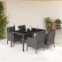 Set mobilier de grădină cu perne, 7 piese, gri, poliratan GartenMobel Dekor