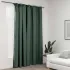 Draperie opacă, aspect de in, antracit, 290 x 245 cm, cârlige GartenMobel Dekor
