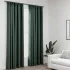 Draperii opace aspect in, cârlige, 2 buc., antracit, 140x245 cm GartenMobel Dekor