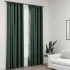 Draperii opace aspect in, cârlige, 2 buc., antracit, 140x225 cm GartenMobel Dekor