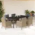 Set mobilier de grădină cu perne, 5 piese, bej, poliratan GartenMobel Dekor