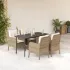 Set mobilier de grădină cu perne, 3 piese, bej, poliratan GartenMobel Dekor