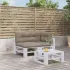 Perne de paleți, 3 buc., roșu vin, material textil GartenMobel Dekor