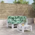 Perne de paleți, 3 buc., roșu vin, material textil GartenMobel Dekor
