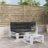 Perne de paleți, 3 buc., roșu vin, material textil GartenMobel Dekor