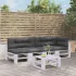 Perne de paleți, 5 buc., negru, material textil GartenMobel Dekor