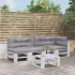 Perne de paleți, 5 buc., negru, material textil GartenMobel Dekor
