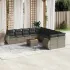 Set canapele de grădină cu perne, 11 piese, bej, poliratan GartenMobel Dekor