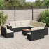 Set canapele de grădină cu perne, 12 piese, bej, poliratan GartenMobel Dekor