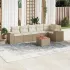Set canapele de grădină, 7 piese, cu perne, bej, poliratan GartenMobel Dekor