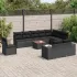 Set canapele de grădină cu perne, 11 piese, bej, poliratan GartenMobel Dekor