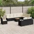 Set canapele de grădină cu perne, 11 piese, bej, poliratan GartenMobel Dekor