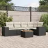 Set canapele de grădină cu perne, 6 piese, bej, poliratan GartenMobel Dekor