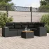 Set canapele de grădină cu perne, 6 piese, bej, poliratan GartenMobel Dekor