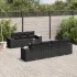 Set canapele de grădină cu perne, 8 piese, gri, poliratan GartenMobel Dekor