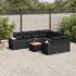 Set canapele de grădină, 9 piese, cu perne, bej, poliratan GartenMobel Dekor