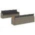 Set canapele de grădină, 9 piese, cu perne, gri, poliratan GartenMobel Dekor