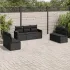Set canapele de grădină, 7 piese, cu perne, bej, poliratan GartenMobel Dekor