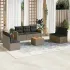Set canapele de grădină, 8 piese, cu perne, bej, poliratan GartenMobel Dekor