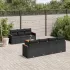 Set canapele de grădină cu perne, 8 piese, gri, poliratan GartenMobel Dekor