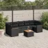 Set canapele de grădină cu perne, 8 piese, gri, poliratan GartenMobel Dekor