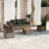 Set mobilier grădină cu perne, 6 piese, gri, poliratan GartenMobel Dekor