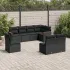 Set canapele de grădină, 8 piese, cu perne, bej, poliratan GartenMobel Dekor