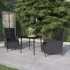 Set mobilier pentru grădină, 5 piese, gri închis GartenMobel Dekor