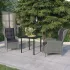 Set mobilier pentru grădină, 7 piese, gri deschis GartenMobel Dekor
