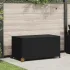Ladă de depozitare de grădină, negru, 120x65x61 cm, poliratan GartenMobel Dekor