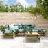 Set de lounge pentru grădină 6 pcs Maro ceruit GartenMobel Dekor