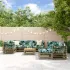 Set de lounge pentru grădină 10 pcs Maro ceruit GartenMobel Dekor