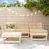 Set de lounge pentru grădină 5 pcs Maro Ceară Lemn masiv de pin GartenMobel Dekor