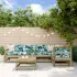 Set de lounge pentru grădină 6 pcs Maro Ceară Lemn masiv de pin GartenMobel Dekor