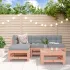 Set de lounge pentru grădină 5 pcs Maro Ceară Lemn masiv de pin GartenMobel Dekor