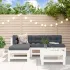 Set de lounge pentru grădină 5 pcs Maro Ceară Lemn masiv de pin GartenMobel Dekor