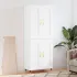 Dulap înalt, alb, 69,5x34x180 cm, lemn compozit GartenMobel Dekor