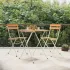 Set mobilier bistro pliabil, 3 piese, lemn masiv de acacia GartenMobel Dekor